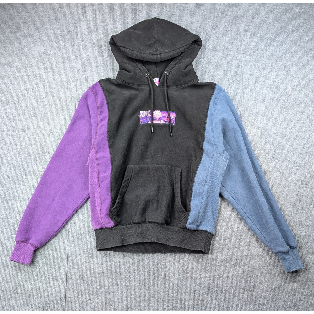 Apari Trash Taste Hoodie Mens XS Purple After Dark Box Logo Anime Podcast Promo